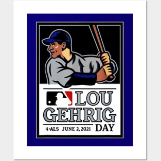 Lou Gehrig 4 Merch Legend Posters and Art